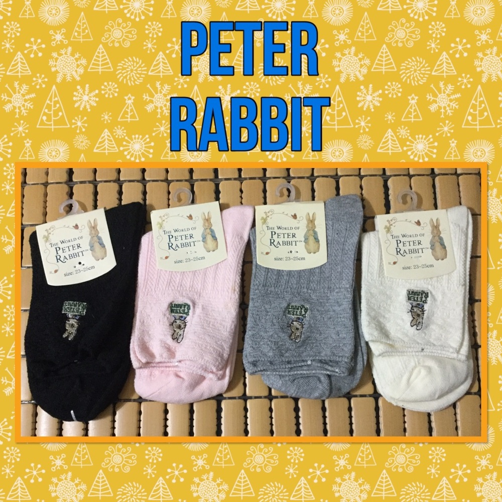 Peter Rabbit 4 pairs socks 🧦(adult)
